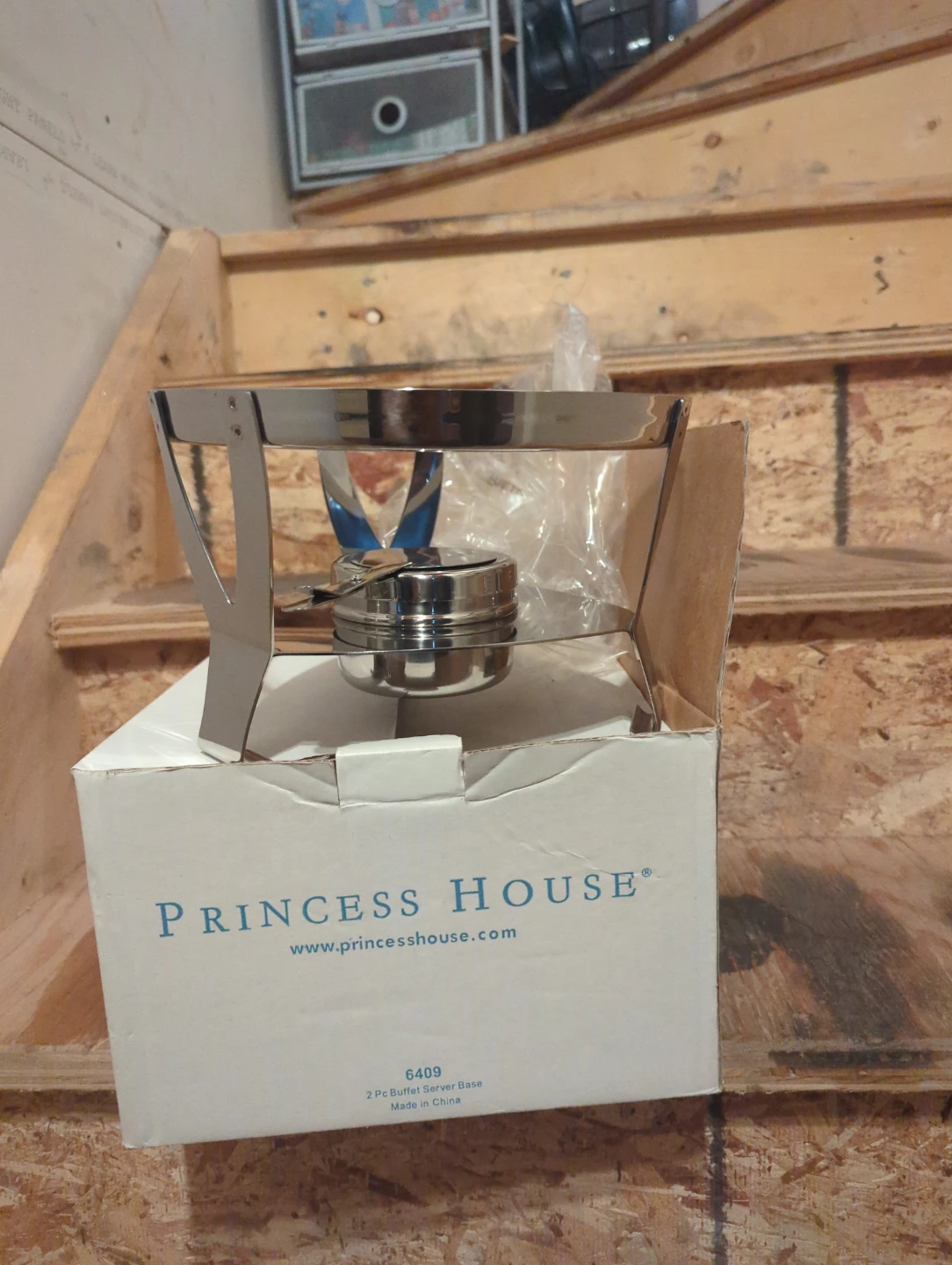 Princess House 2 Pc Buffet Server Base