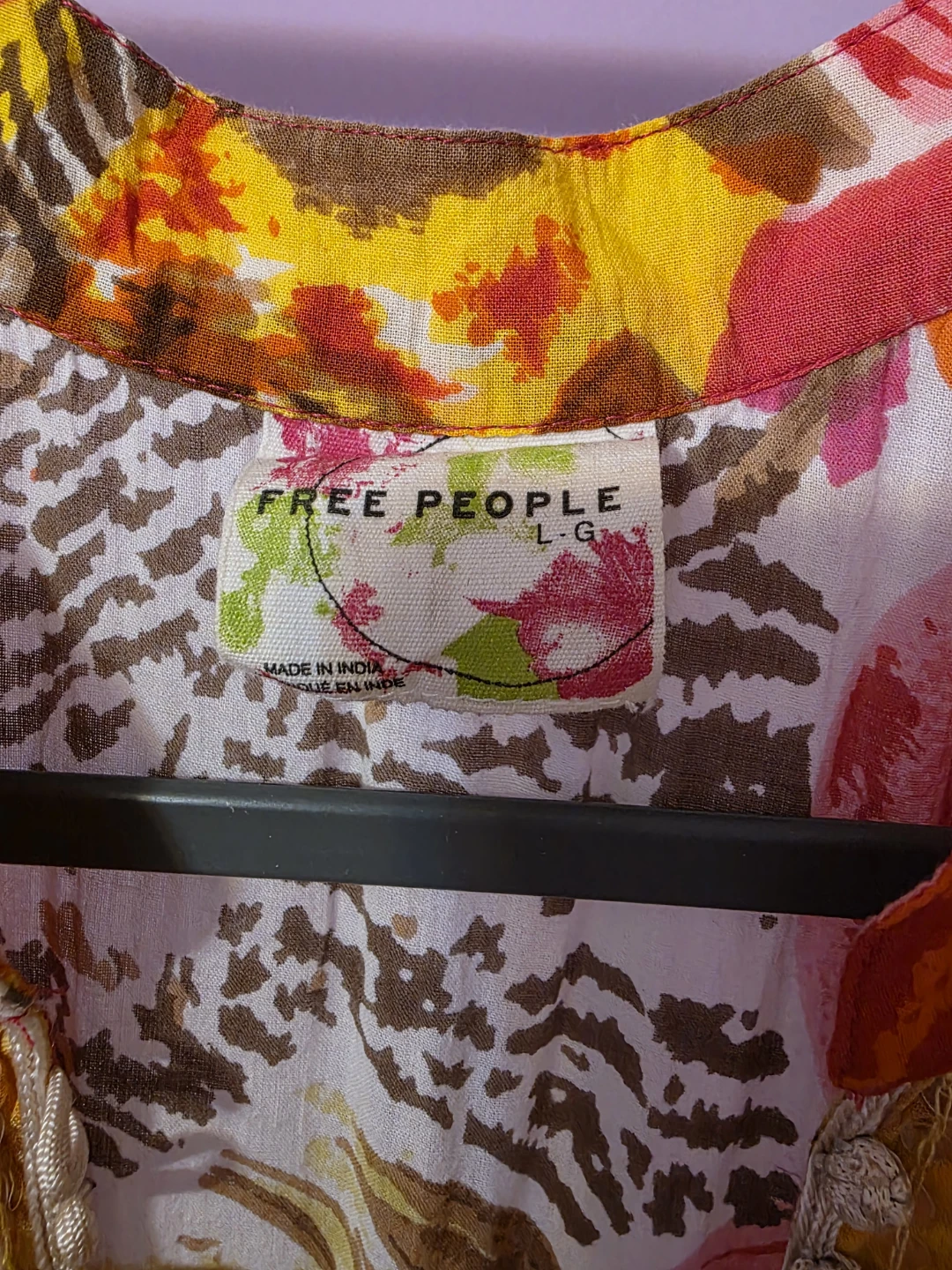 Free People Colorful Dress - Size L - photo 4