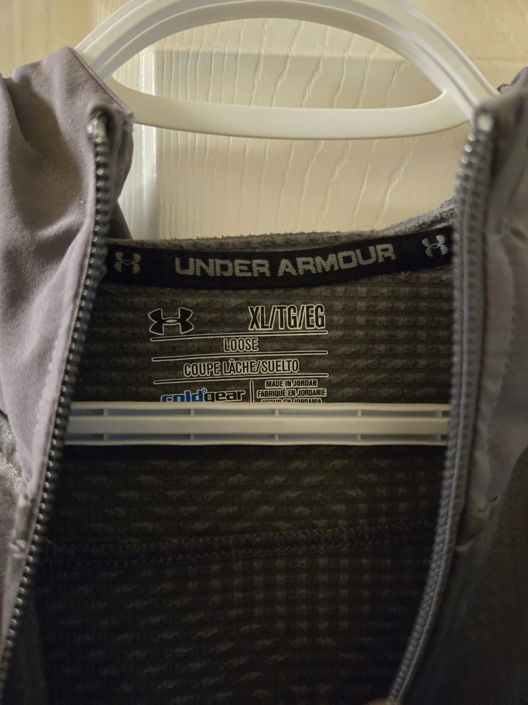 Under Armour XL Gray Full Zip Jacket - photo 2