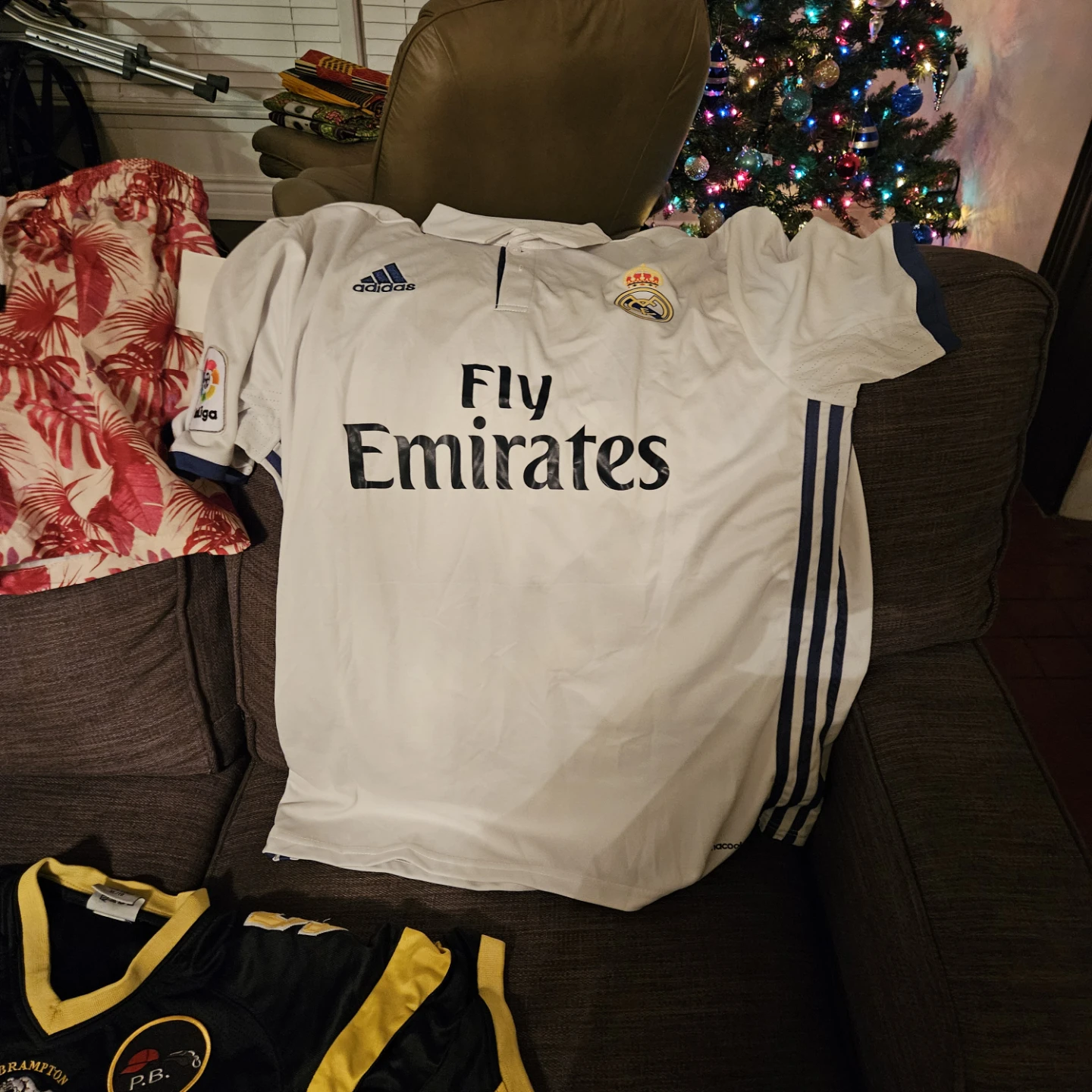 Adidas Real Madrid Soccer Jersey & Shorts