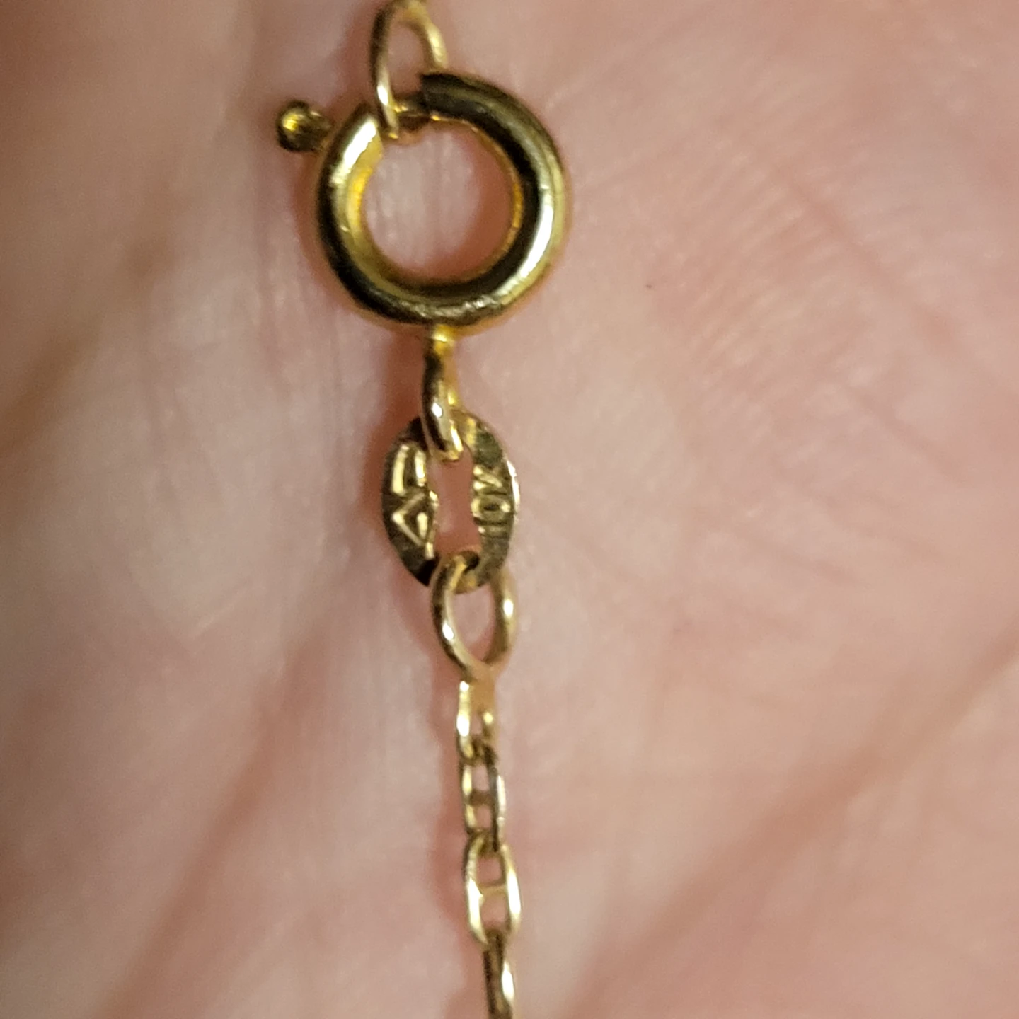 10k Yellow Gold 16" Chain Necklace - photo 4