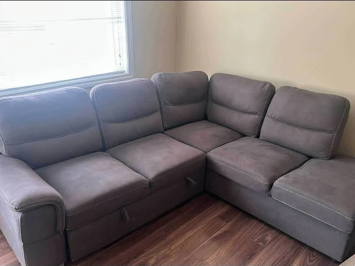Brown Sectional Sofa - photo 2