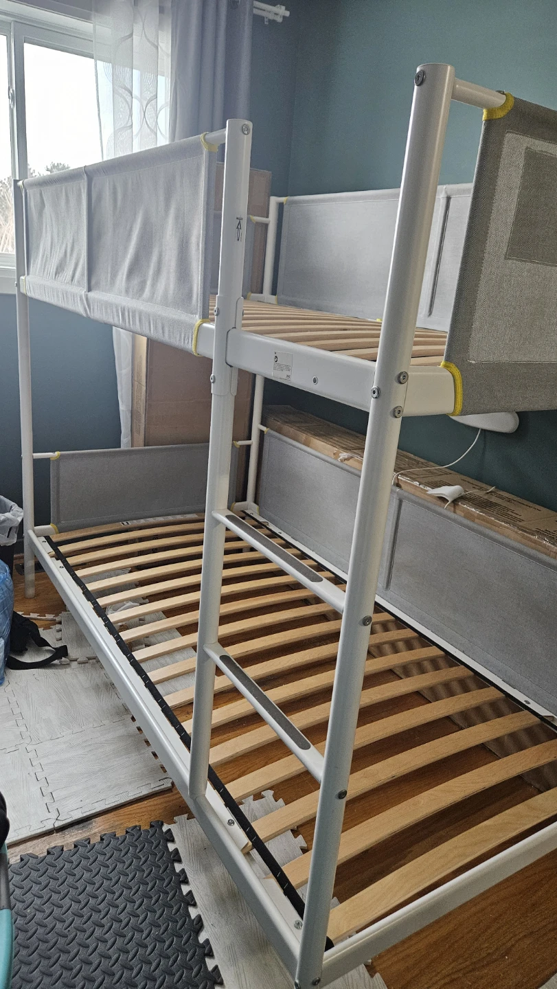 IKEA VITVAL Bunk Bed Frame - White/Grey - photo 2