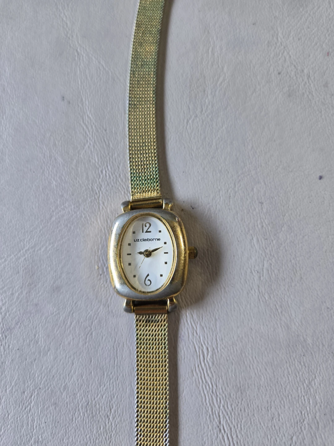 Liz Claiborne Ladies Gold Watch