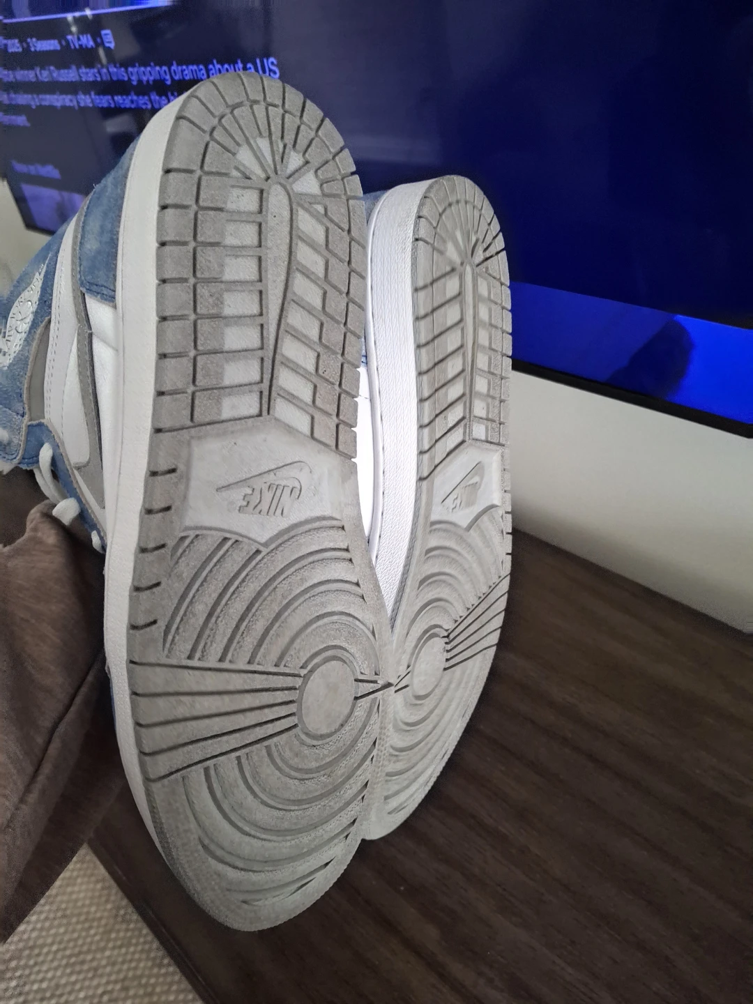 Jordan 1 Retro High. Hyper Royal Smoke Grey. - photo 4