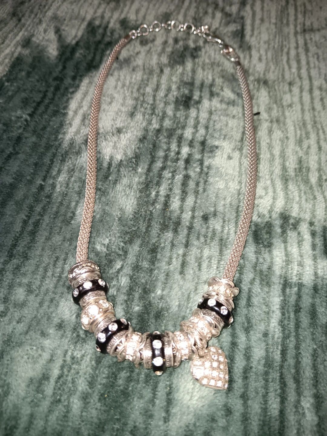 Charm Necklace with Heart Pendant - photo 2