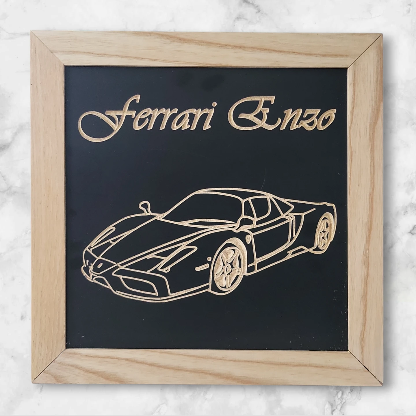 Ferrari Enzo Wooden Wall Art - photo 3