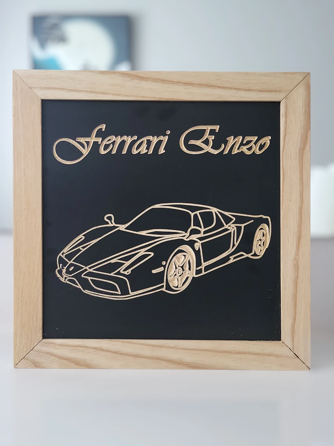 Ferrari Enzo Wooden Wall Art - photo 4