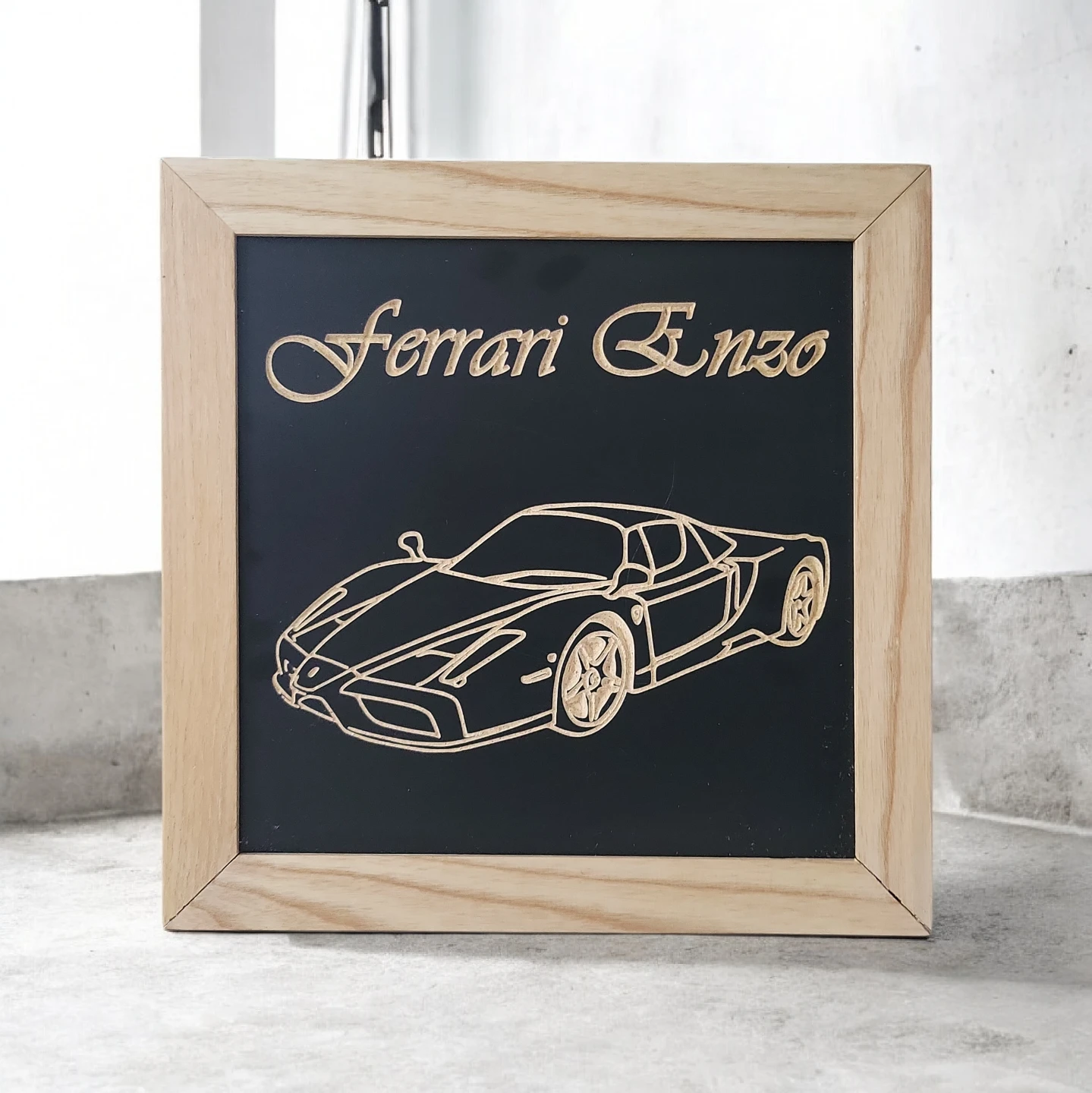 Ferrari Enzo Wooden Wall Art - photo 5