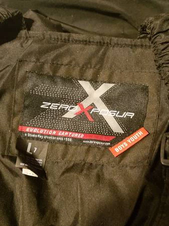 Zero Exposure Youth Snow Bib - Black, Size L - photo 2