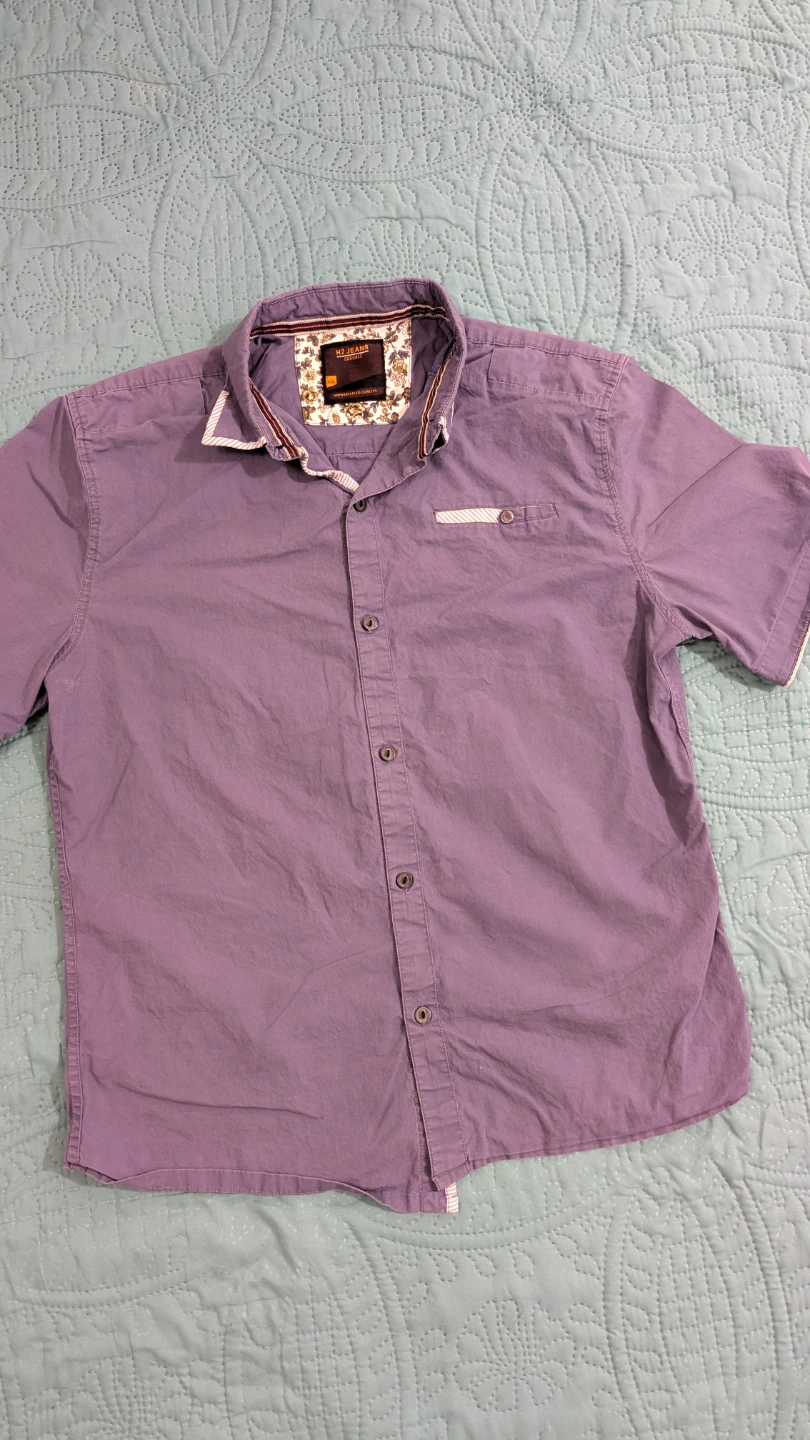 H2 Jeans Casual Short Sleeve Shirt - XXL