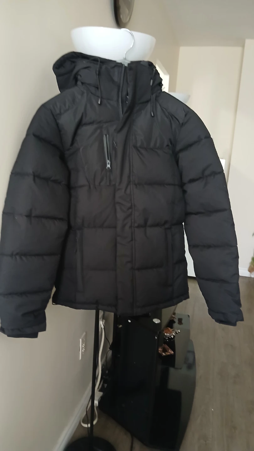Black Winter Jacket, New for Men