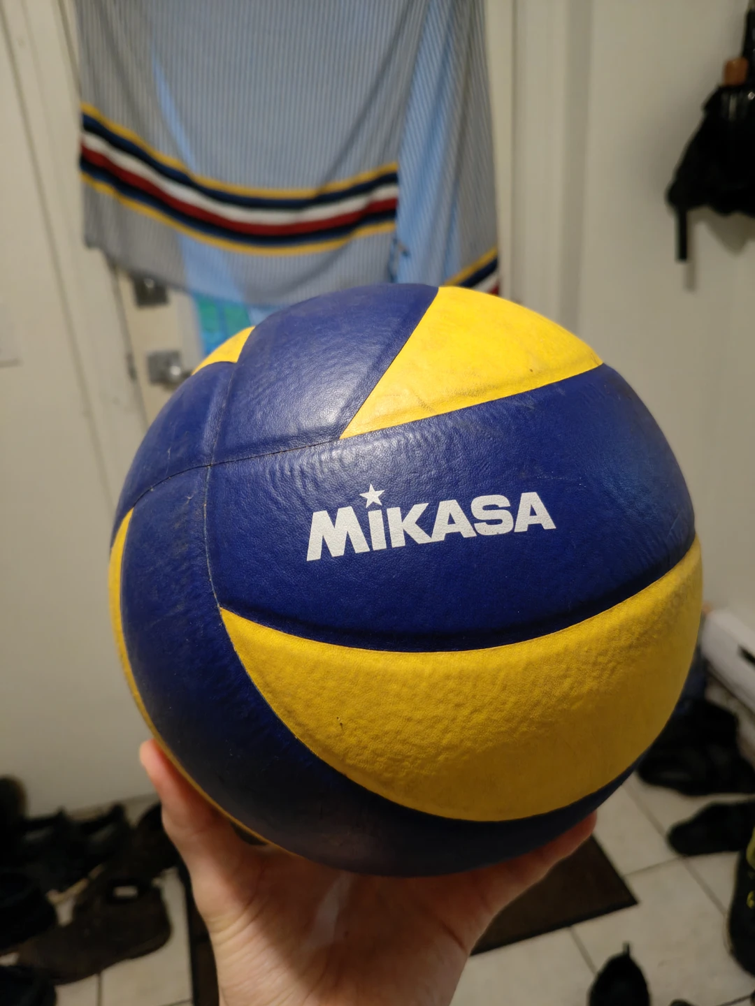 Mikasa Volleyball - Blue and Yellow