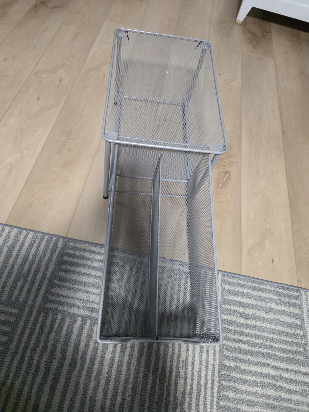 Grey Metal Mesh Storage Basket - photo 4