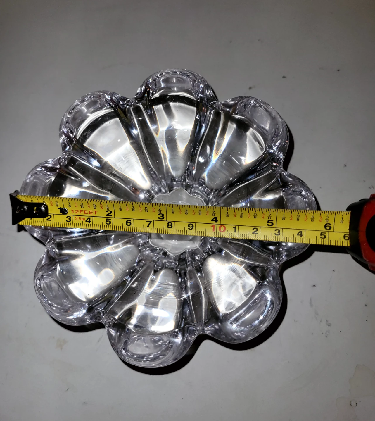 Crystal Flower Shaped Bowl🧡 freecylle ♻️ - photo 3