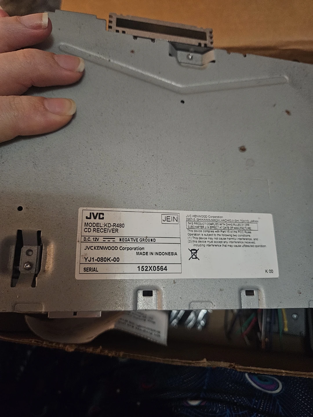 JVC KD-R480 CD Receiver Radio - photo 2