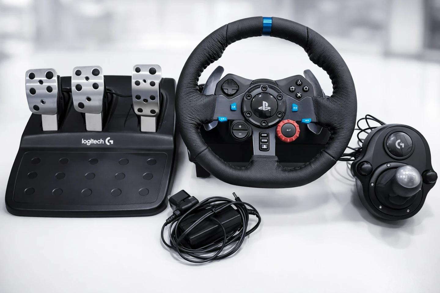 Logitech G29 Driving Force Racing Wheel and Pedals with Shifter