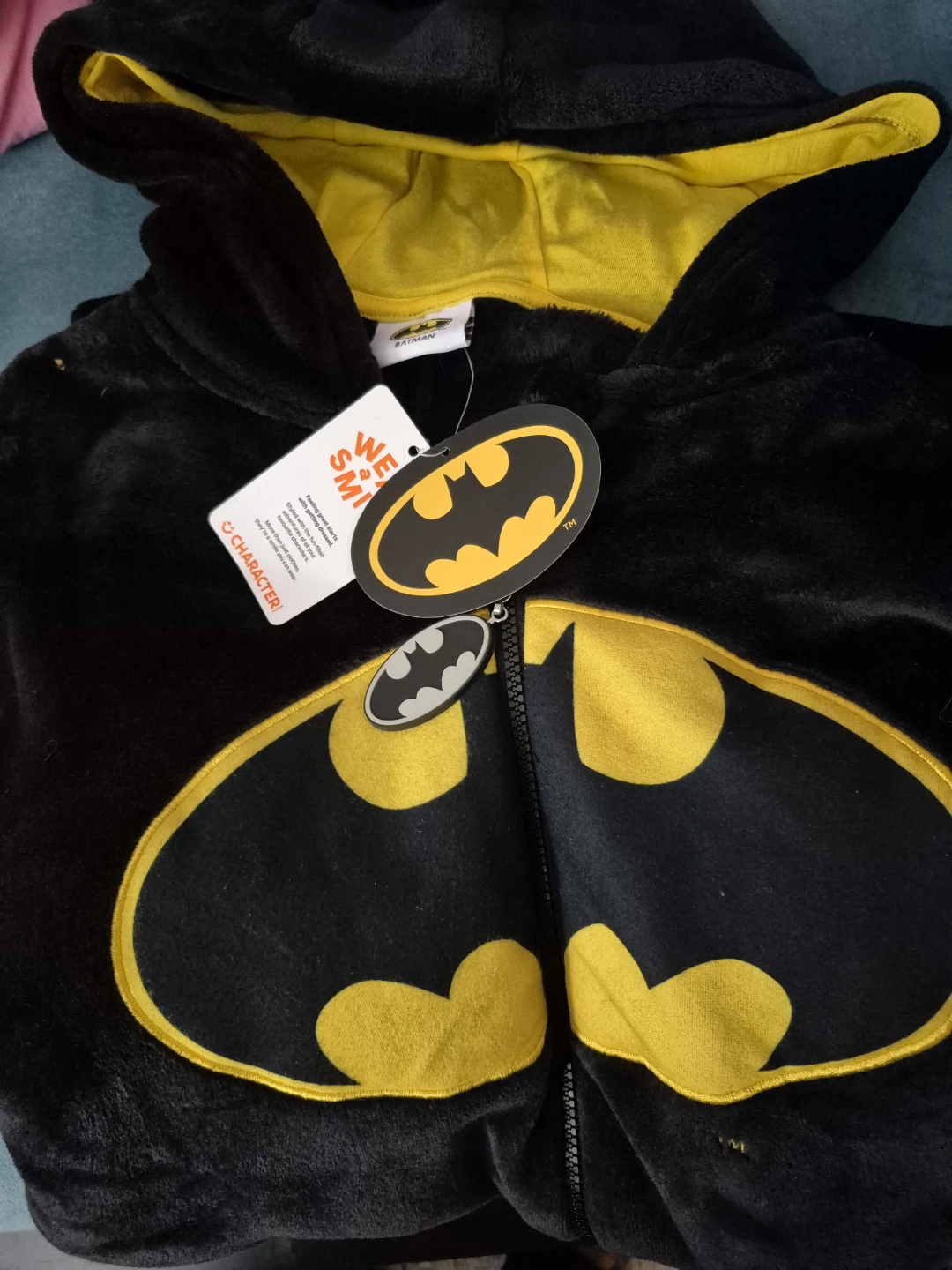 Character Batman Fleece Onesie Pajamas