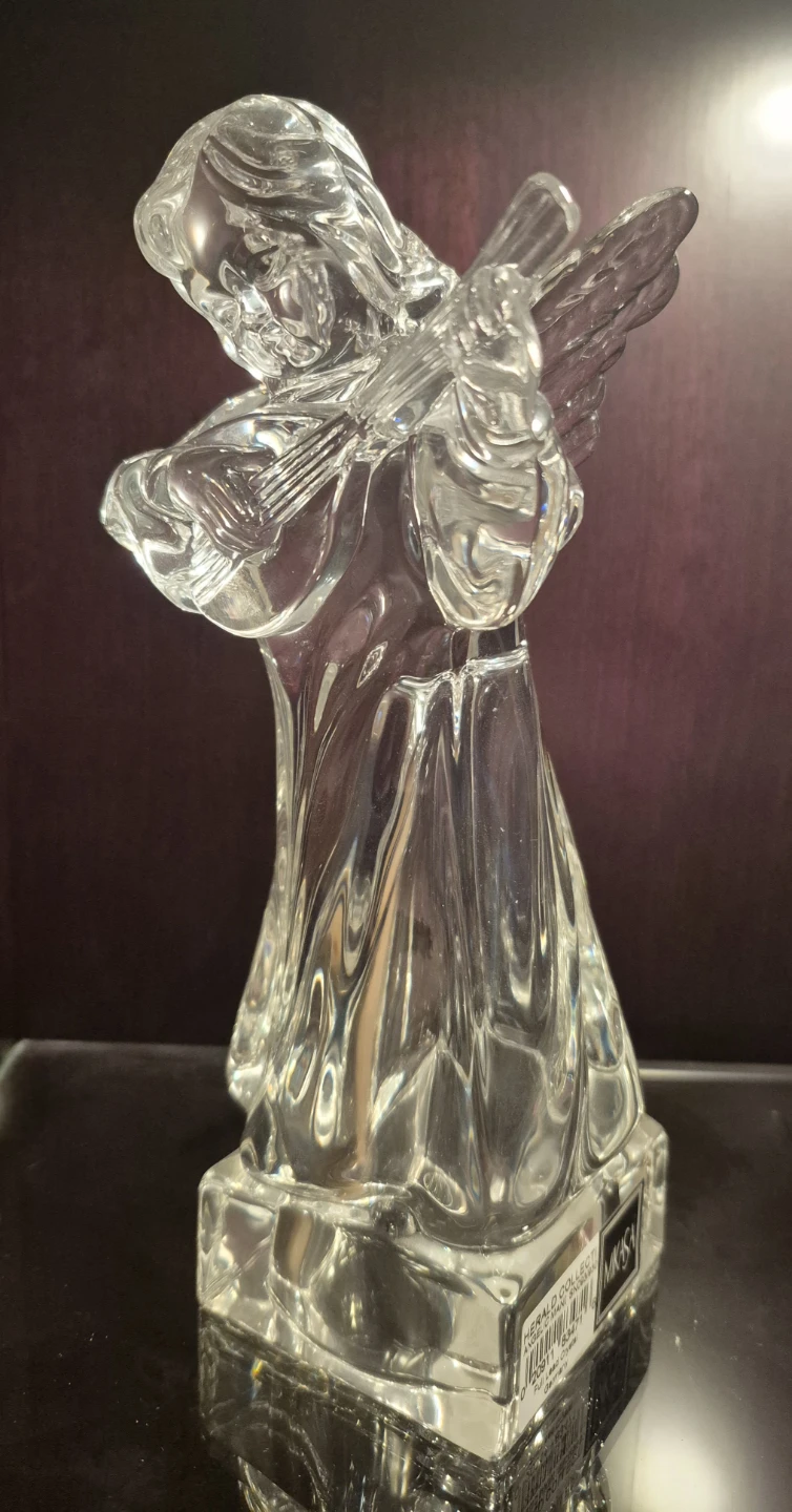 Vintage Mikasa Crystal Germany Herald Angel - Mandolin - photo 2