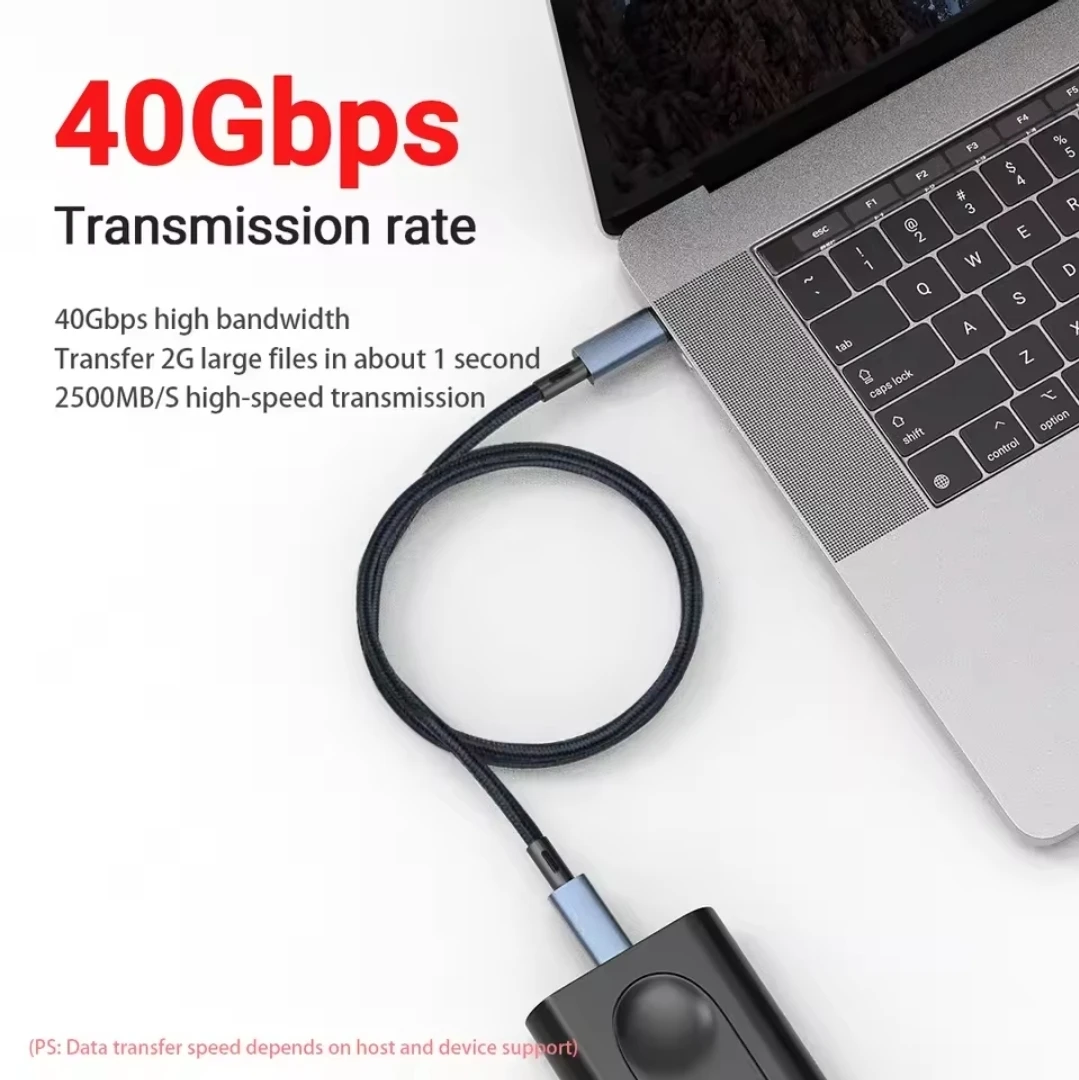 Thunderbolt 4 USB 4 Cable Fast Charging Data 240W 8K@60Hz 40Gbps - photo 2