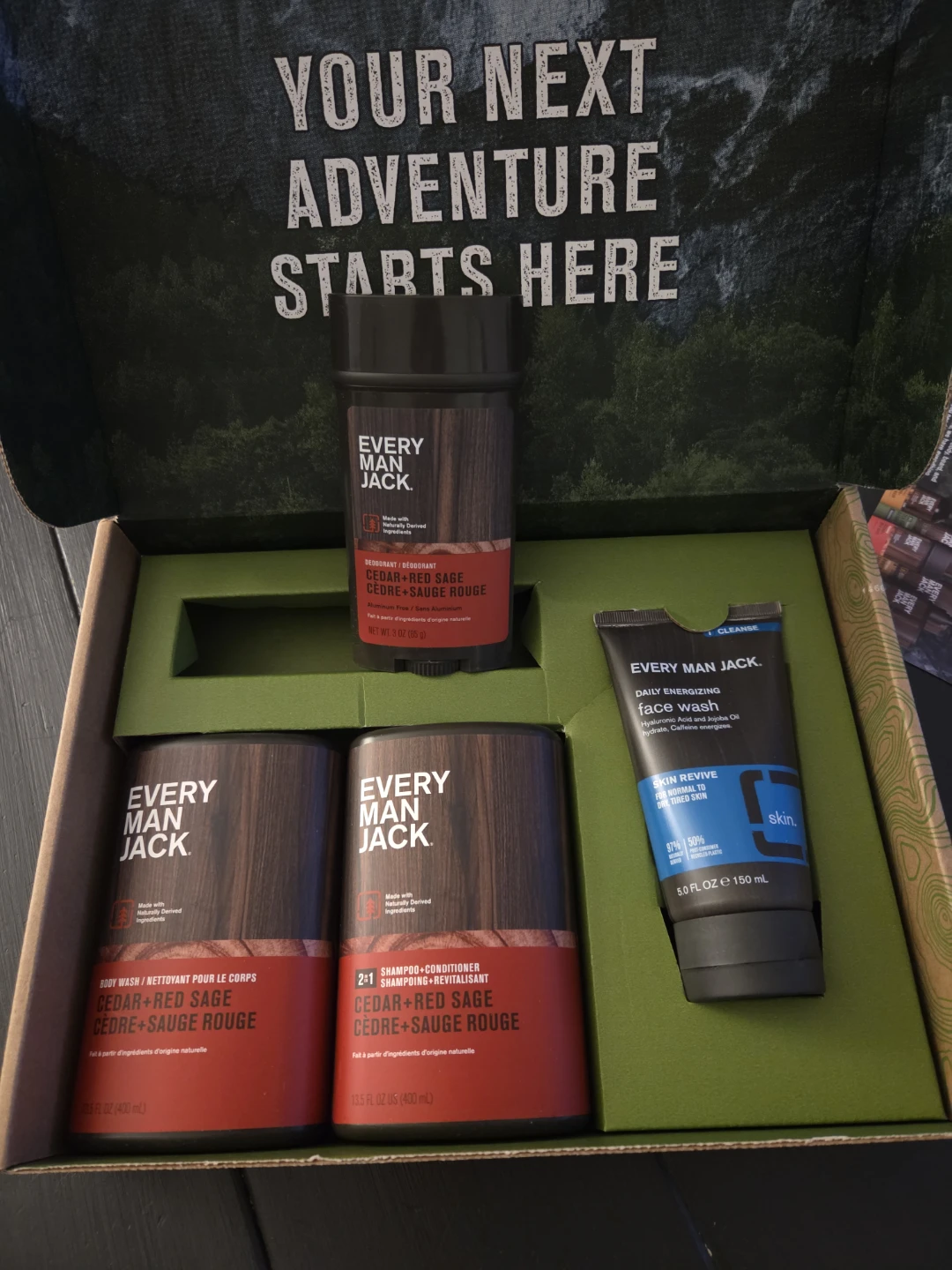 Every Man Jack Cedar + Red Sage Grooming Kit