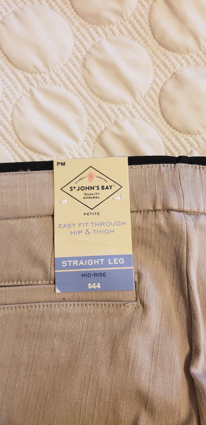 St. John's Bay Petite Sand Khaki Pants PM - photo 2