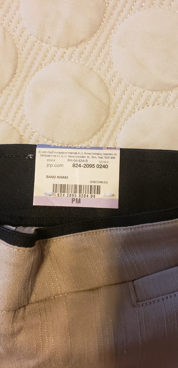 St. John's Bay Petite Sand Khaki Pants PM - photo 3