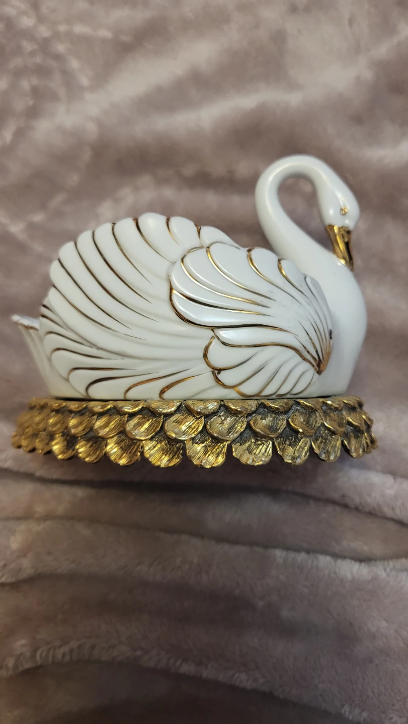 Vintage Swan Decorative Soap Dish - photo 5