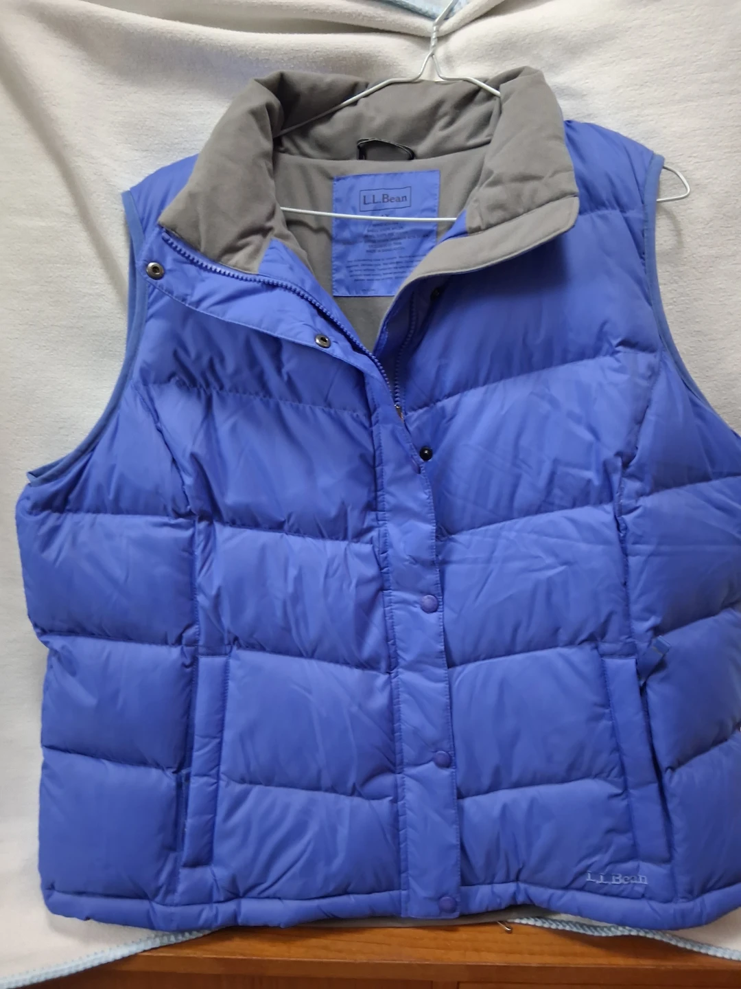 L.L.Bean Blue Puffer Vest - Size 1X - photo 2