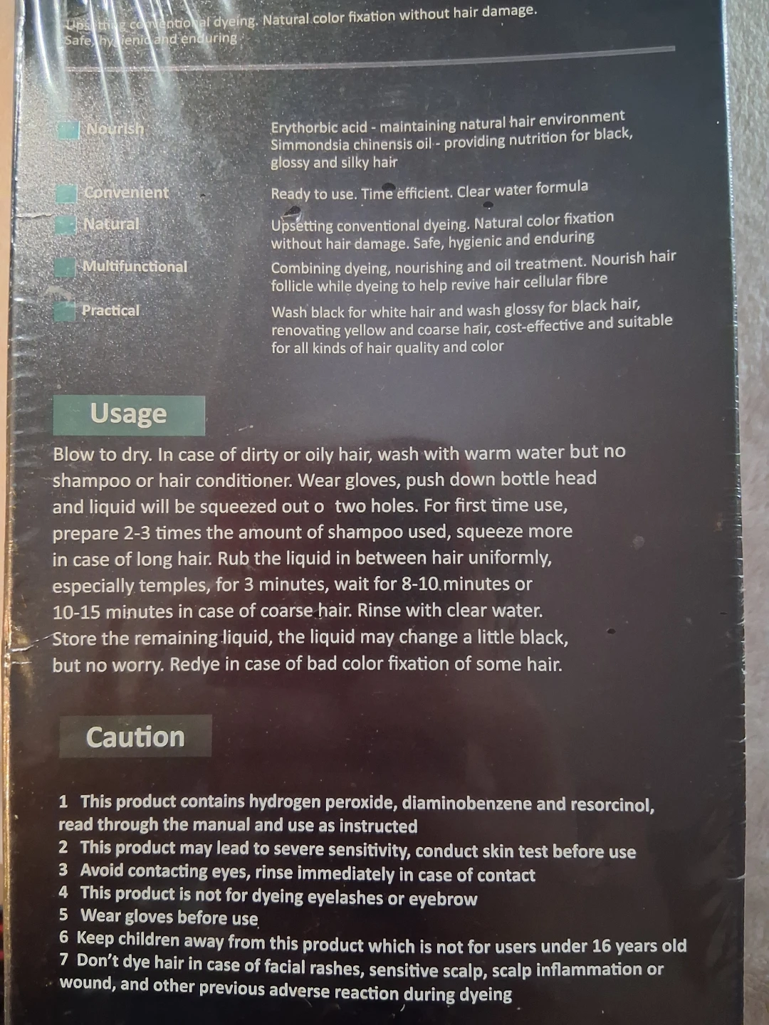 OKLYTE hair dye shampoo 3 in 1 - photo 4