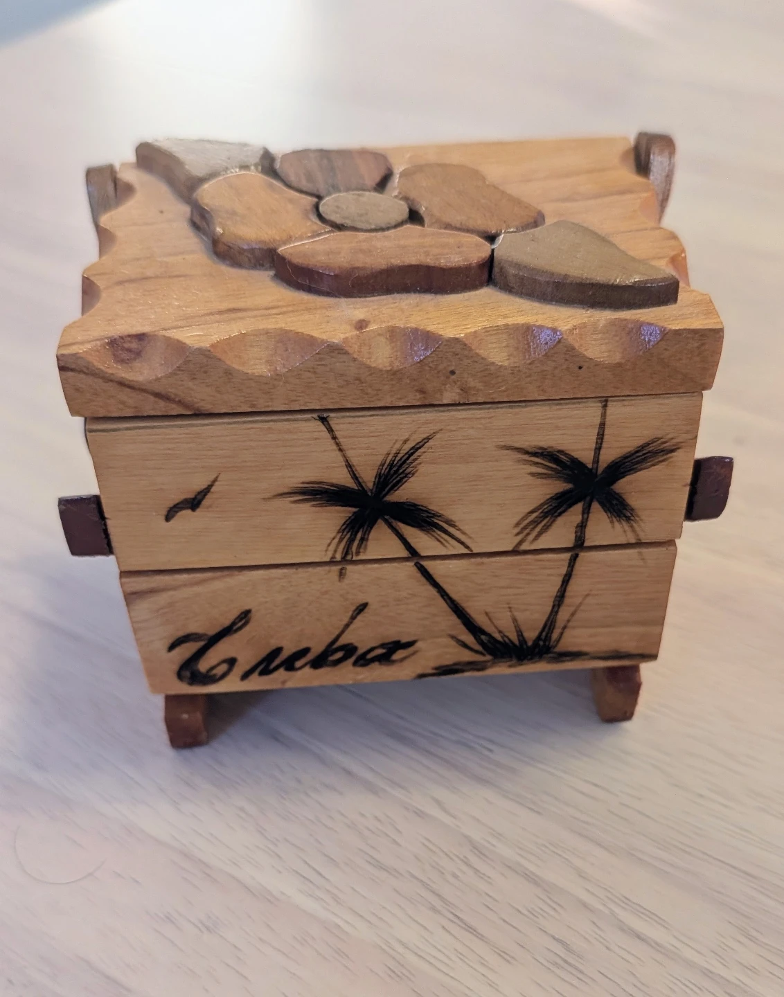 Brand New Cuba Wooden Trinket Box
