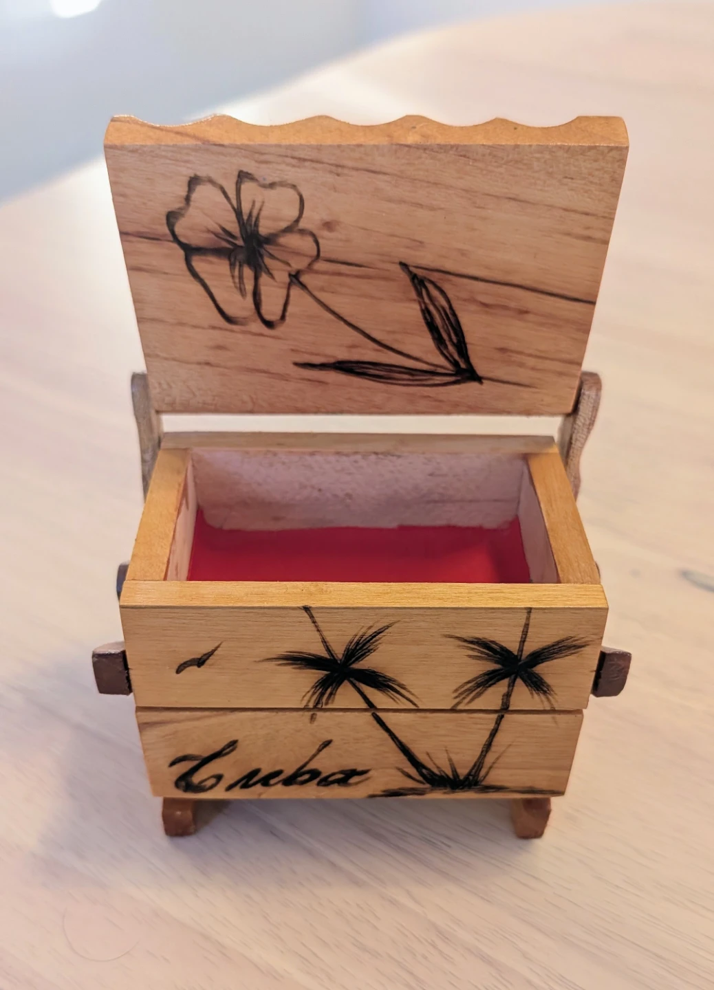 Brand New Cuba Wooden Trinket Box - photo 2