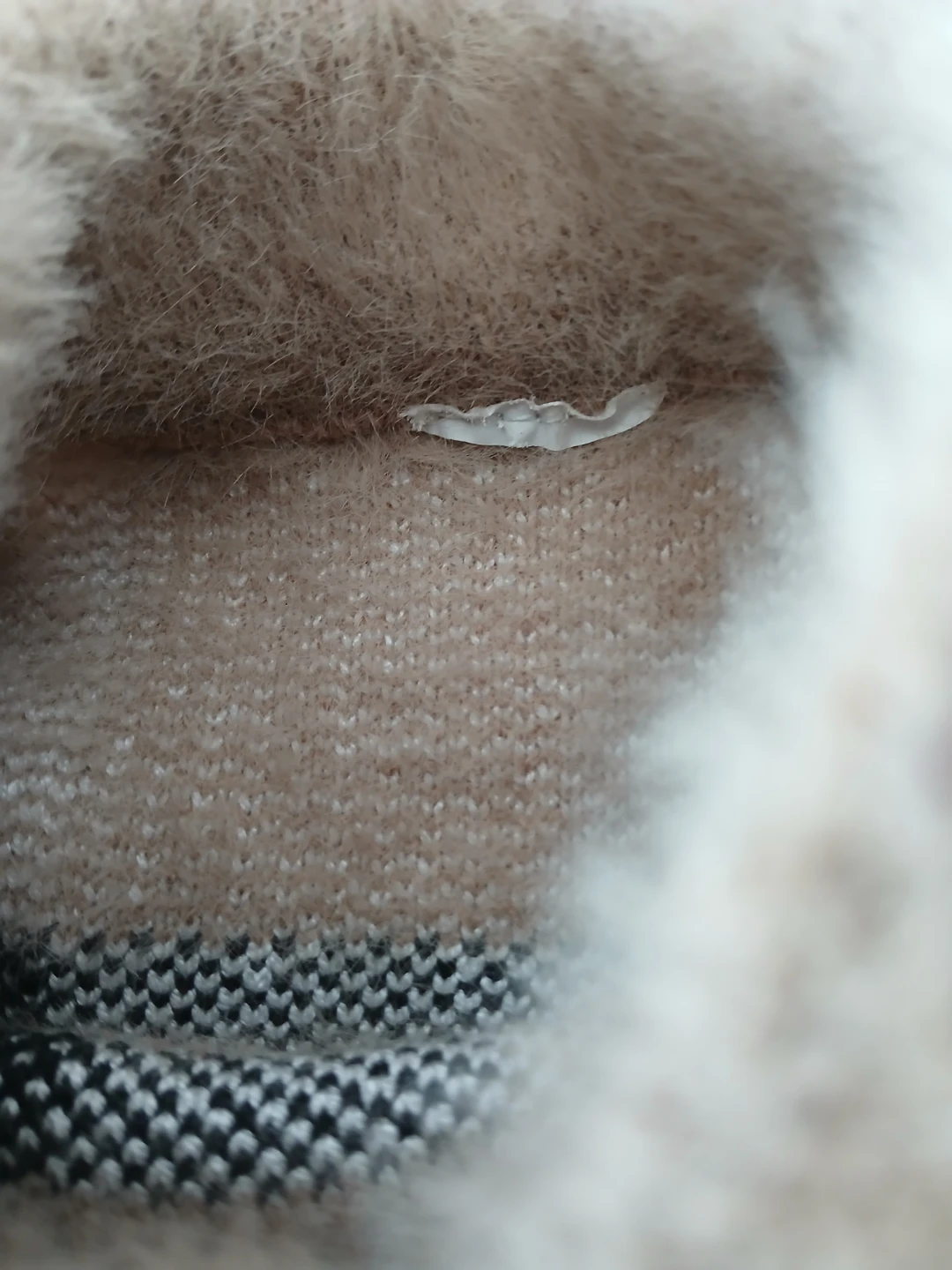 Toddler Tan Plaid Fuzzy Sweater - photo 3