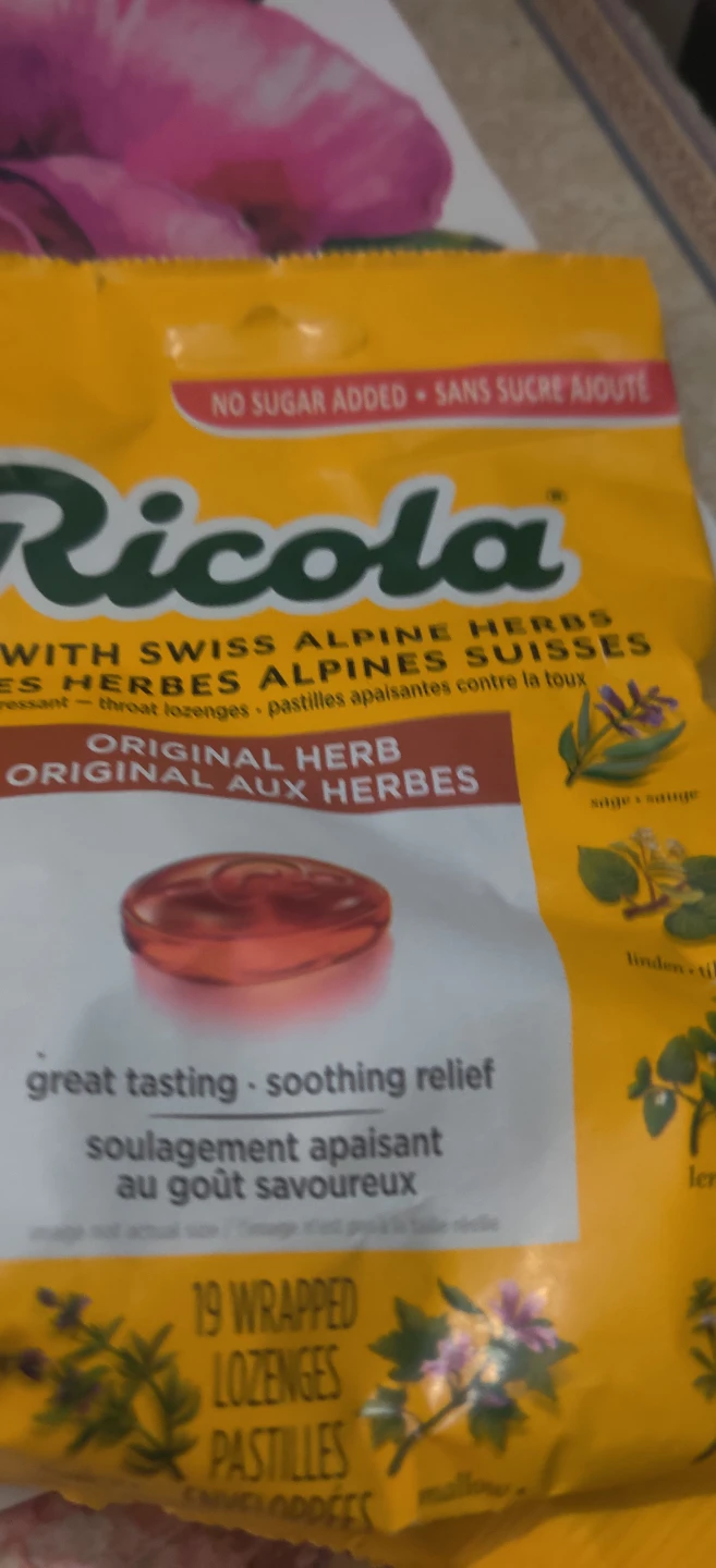Ricola Cough suppressant throat lozenges x 4 - photo 4