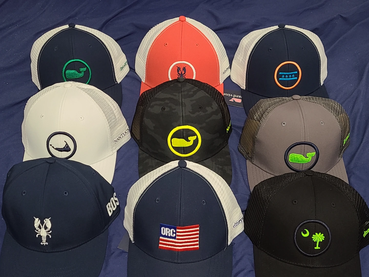 [새상품] 남녀공용 47 양키스, 메츠, NYU, vineyard vines 모자 1개당 $15
