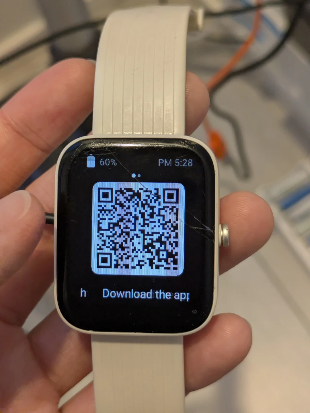 Working Smart Watch - Cracked screen - photo 2