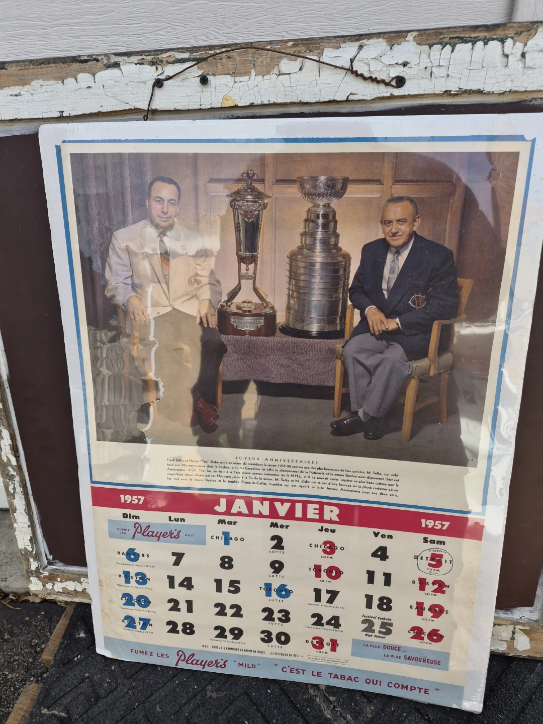 Vintage Montreal Canadiens Forum Hockey Calendar - photo 3