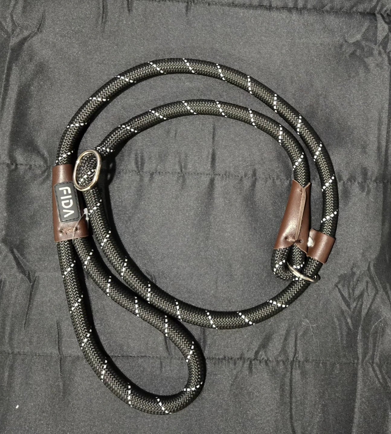 Dog Rope Slip Lead Leash - Black - photo 3