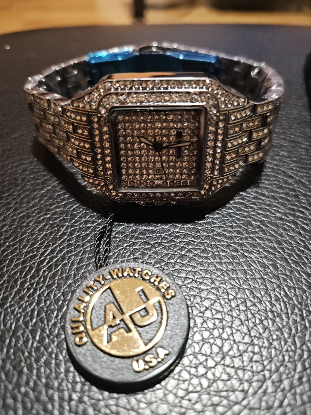 AJ Quality Watches Diamond Encrusted Watch - photo 4