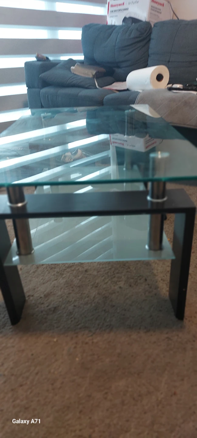 Glass Top Coffee Table