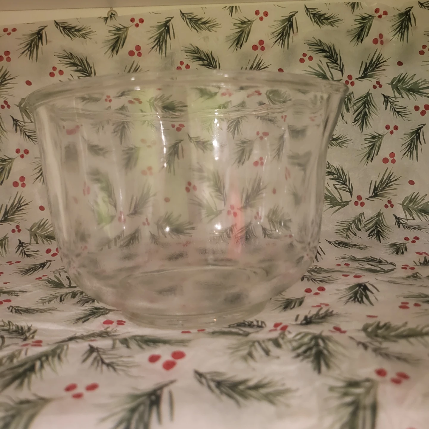 Clear Glass Mixing Bowl