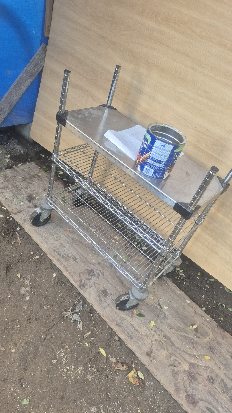 CAN DELIVER Commercial Wire Shelving Rack with Wheels
