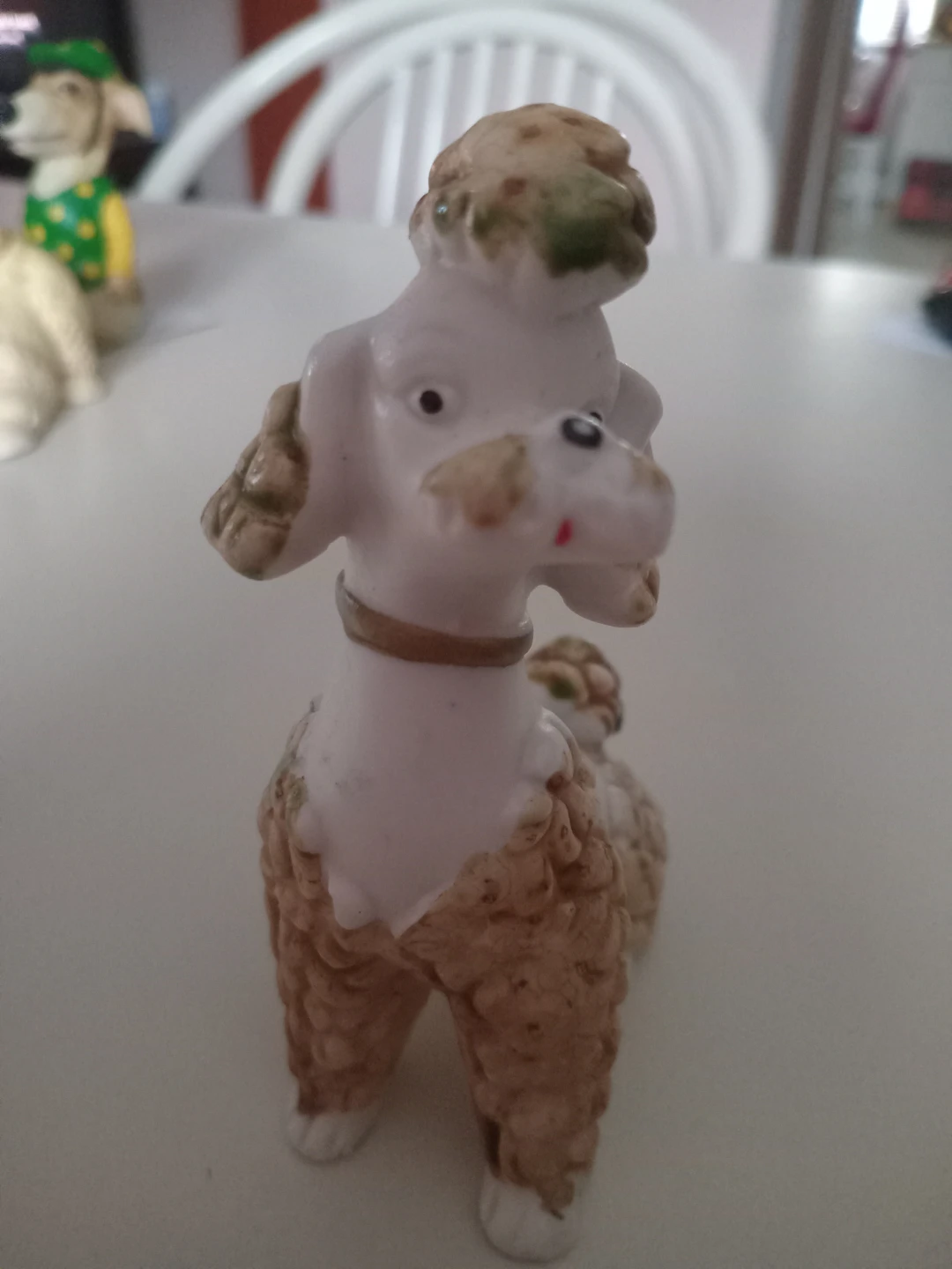 Ceramic Poodle Figurine - Made in Japan