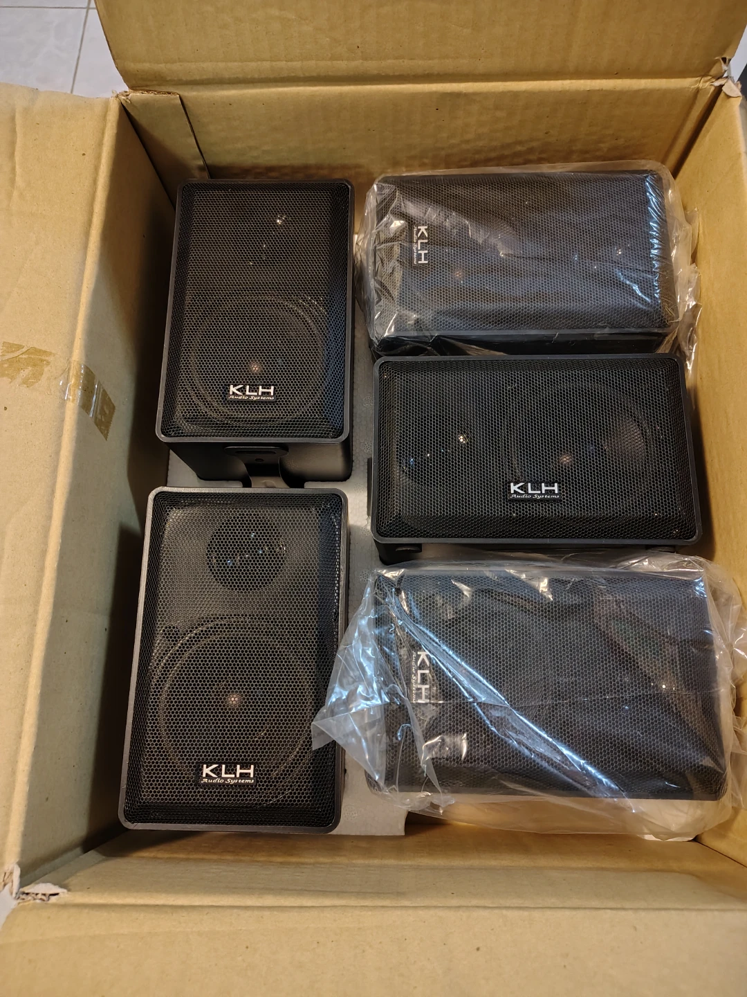 New KLH Audio Systems HTA-9706 5 Speaker Set