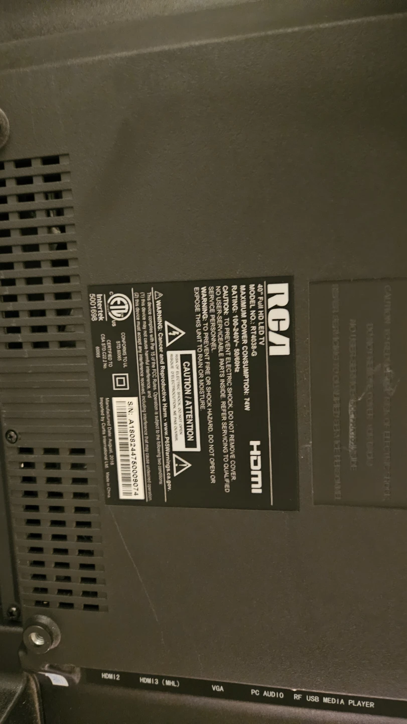 RCA 40" 1080p LED TV ($30 extra for fire stick w/ remote) - photo 3