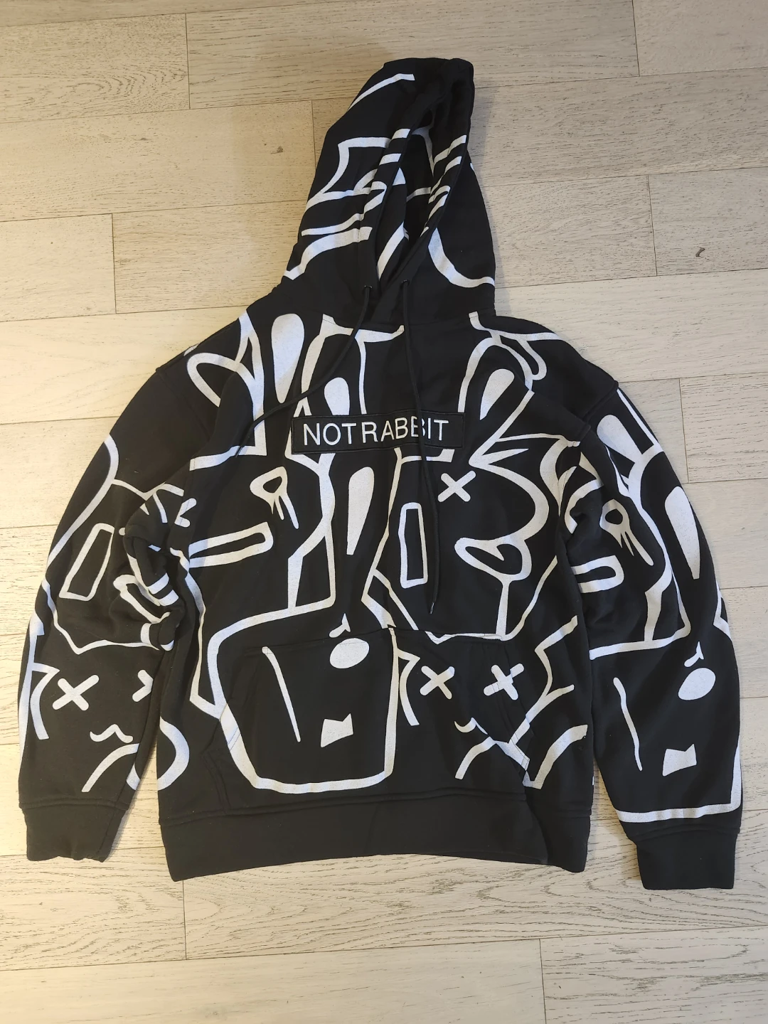 NOTRAiiBIT Black Hoodie