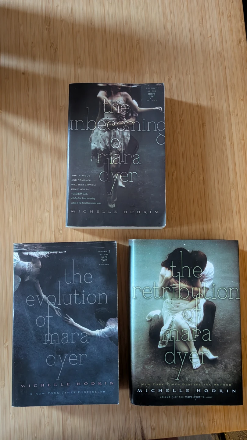The Mara Dyer trilogy by Michelle Hodkin (Sold as set)