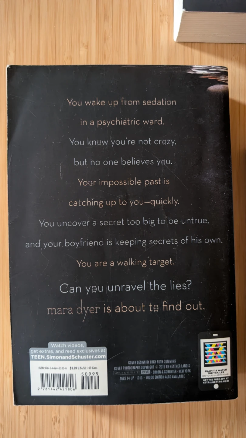 The Mara Dyer trilogy by Michelle Hodkin (Sold as set) - photo 5