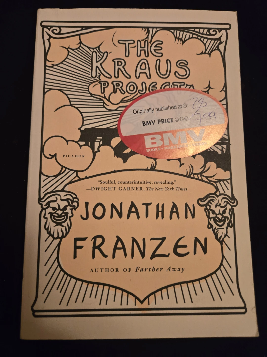 Book: The Kraus Project by Jonathan Franzen Paperback