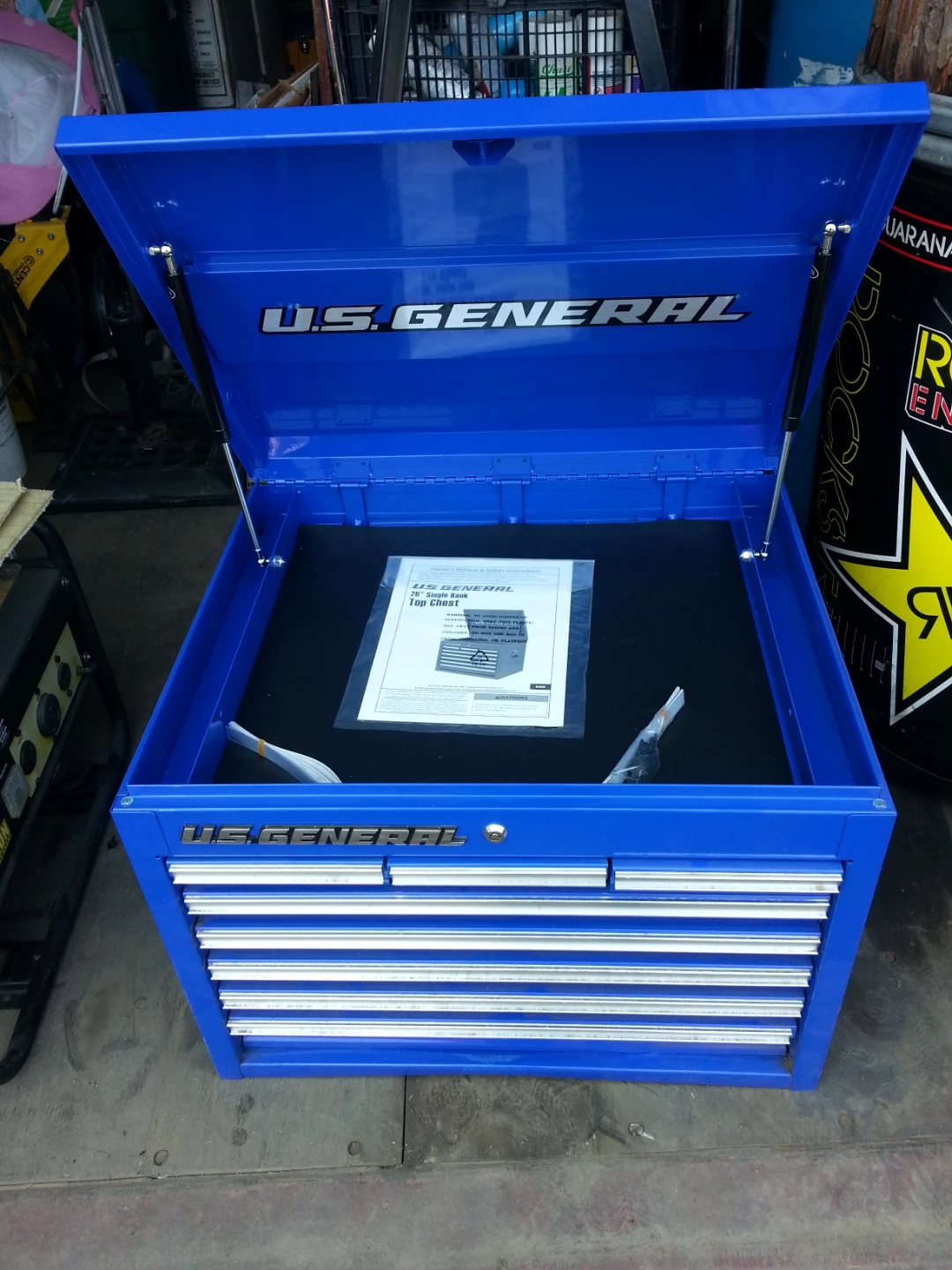 U.S. General Blue 26inches Top Chest - Like New!